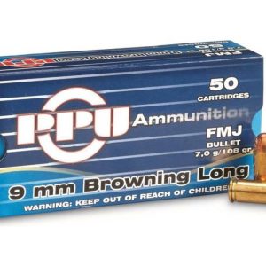 9MM Browning Long FMJ 108 GR